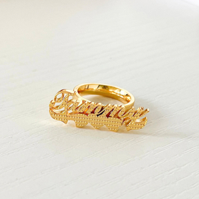 3D Personalized Name Ring