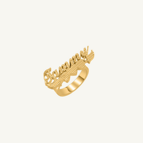 3D Personalized Name Ring