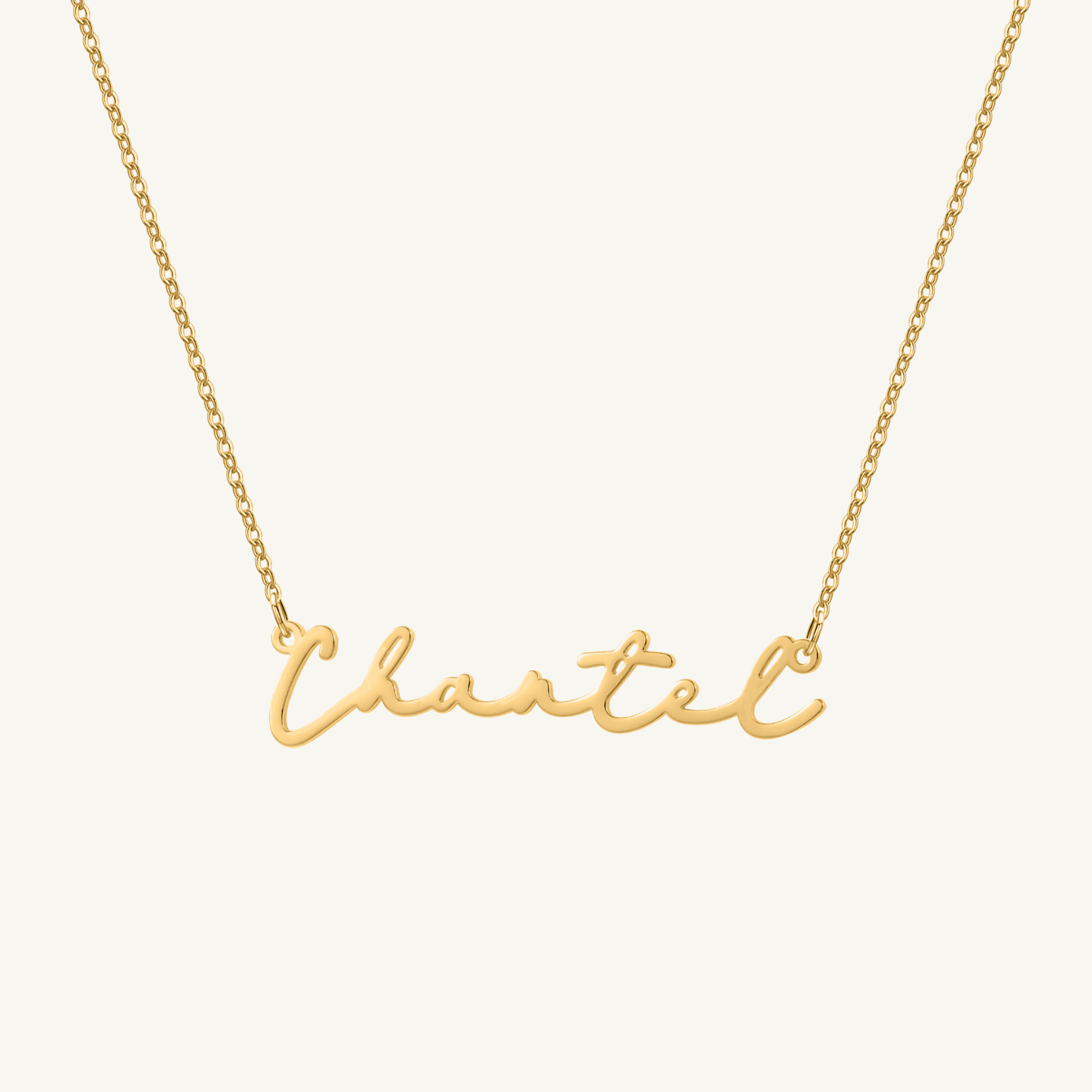 Dainty Signature Name Necklace